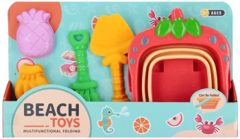 Wiaderko Do Piasku Silikonowe z Akcesoriami Mega Creatve 553132