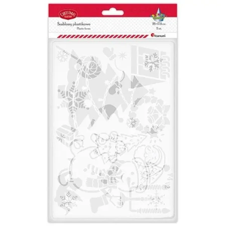 Szablony plastikowe 260x178mm 2szt - Titanum