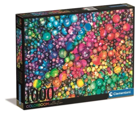 Puzzle 1000 Color Boom Marbles - Clementoni