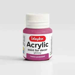 Farba akrylowa Ciemny róż 20ml - Ideyka