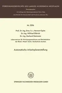 Automatische Arbeitsplanerstellung - Opitz Herwart