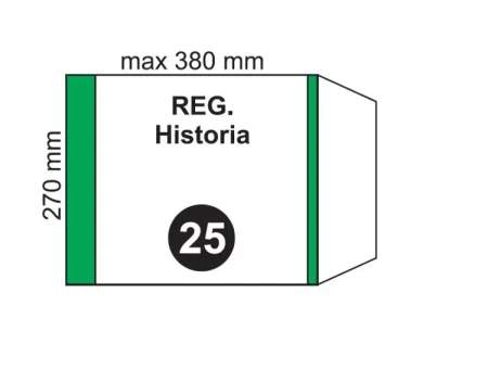 Okładka na podr regulowana NR 25 (20szt) - Fol-Plast