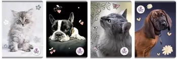 Zeszyt A5/80K kratka The Sweet Pets (5szt) - Beniamin