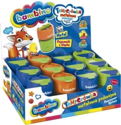 Temperówka podwójna metal z poj. (12szt) BAMBINO - ST-MAJEWSKI