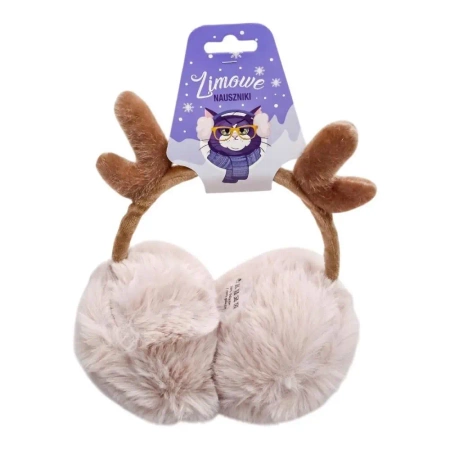 Zimowe nauszniki z rogami - MCD