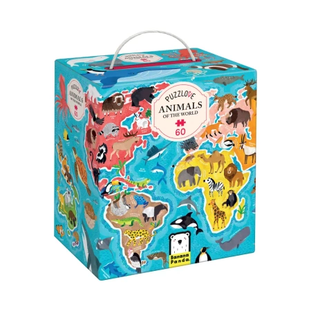 Puzzlove Animals. Around the World 4+ - Banana Panda