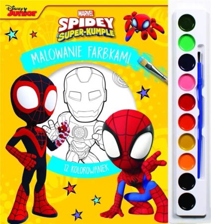 Malowanie farbkami. Marvel Spidey i Super-kumple - praca zbiorowa