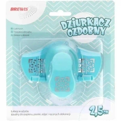 Dziurkacz ozdobny brzegowy - Rozeta 2,5cm - Brewis