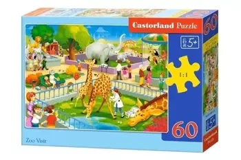 Puzzle 60 Zoo Visit CASTOR - Castorland