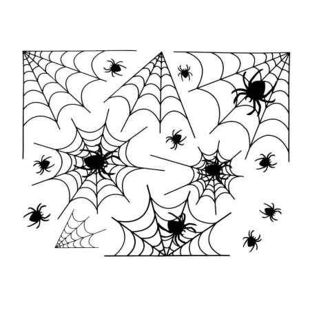 Dekoracja elektrostatyczna pajęczyna - Arpex