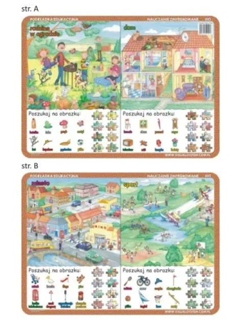 Podkładka edu. 005 - Poszukaj na obrazku - Visual System