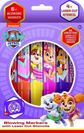 Dmuchane markery Psi Patrol 6 kolorów - Jiri models