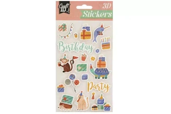CCG naklejki 3D Birthday CR6003 12121