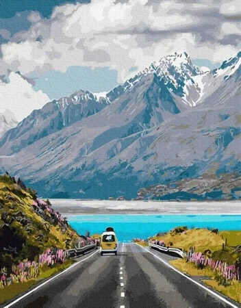 Twoje Hobby. Malowanie po numerach. Podróż w góry - Twoje Hobby