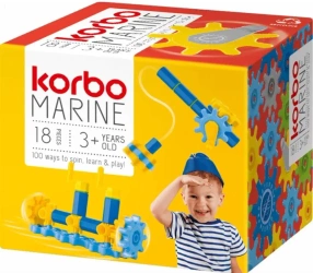 Marine klocki 18 el - Korbo