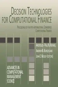 Decision Technologies for Computational Finance - Refenes Apostolos-Paul N.