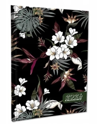 Kalendarz 2026 A5 tygodniowy notatka Kwiaty - EV-Corp