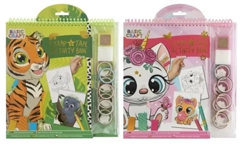 Zeszyt ćwiczeń ze znaczkami i taśmą mix - Grafix