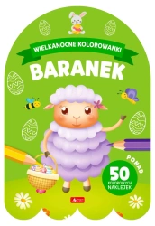 Wielkanocne kolorowanki. Baranek - opracowanie zbiorowe