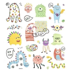 Naklejki Psotne potworki 24szt - Dalprint dpCraft