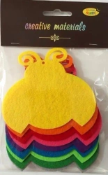 Biedronki z filcu 10,5x9cm 9szt - Galeria Hobby