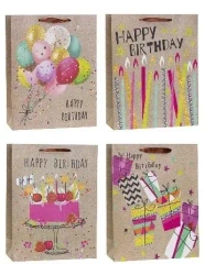 Torebka ozdobna 18x23x8cm mix ROZETTE