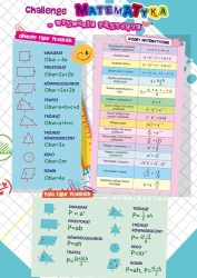 Dwustronna plansza/ściąga A4 Matematyka - Henry