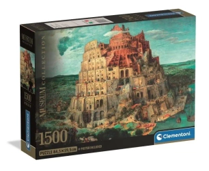 Puzzle 1500 Museum Bruegel, The Tower Of Babel - Clementoni