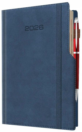 Kalendarz 2026 A5 dzienny biznes planer pastelowy - Evena