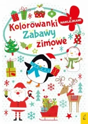 Kolorowanka z wykrojnikiem Zabawy zimowe - praca zbiorowa