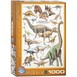 Puzzle 1000 Dinosaurs of Jurassic Period 6000-0099 - Eurographics
