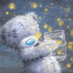 Kartka okolicznościowa Miś ze słoikiem - Carte Blanche Greetings Ltd.