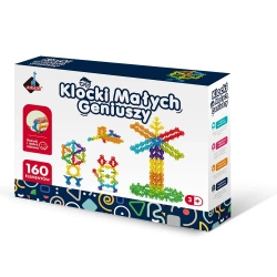 Klocki małych geniuszy kwiatki kulki 160el - Askato