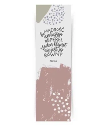 Zakładka duża - Bo mądrość cenniejsza - Szaron