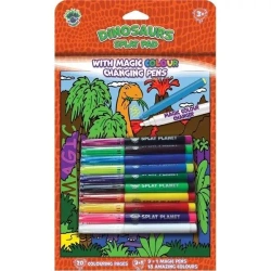 Książeczka z magicznymi mazakami Dinozaury - Praca zbiorowa