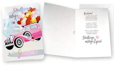 Karnet muzyczny Ślub - Kukartka