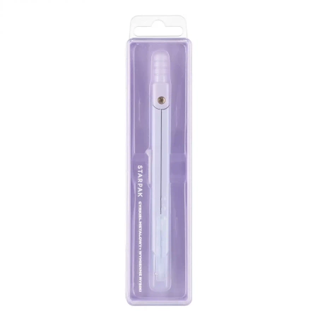 Cyrkiel metalowy Zamykany Plus Rysiki Liliowy Starpak 563024