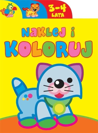 Naklej i koloruj 3-4 lata - praca zbiorowa