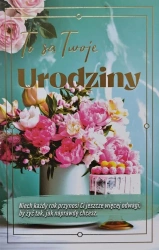 Karnet urodziny z wymiennymi cyframi JCX-237 - YEKU