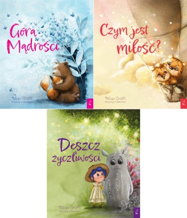 Mojo Graffi PAKIET Czym jest miłość? + Deszcz życzliwości + Góra mądrości - Mojo Graffi