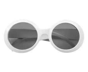 Okulary Jackie białe - Boland