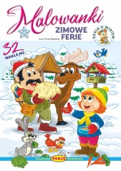Zimowe ferie. Malowanki - Włodzimierz Kruszewski