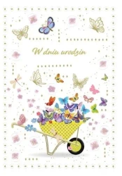 Kartka okolicznościowa Urodziny - Trend