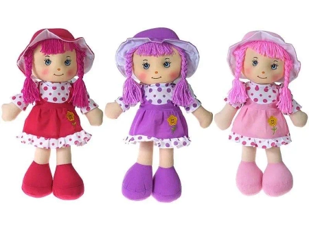 Lalka szmacianka 45cm polski dźwięk MIX - ADAR