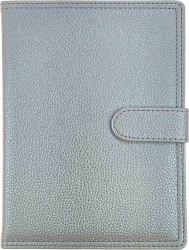 Kalendarz 2026 B5 dzienny z zapięciem hologram błękitny - Panta Plast kalendarze