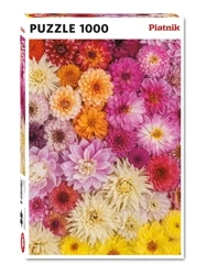 Puzzle 1000 Dalie - Piatnik