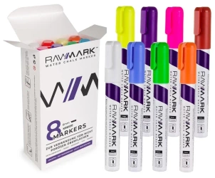 Markery kredowe 8 kolorów - Rawmark