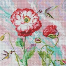 Diamentowa mozaika - Lekka etiuda 40x40cm - Ideyka