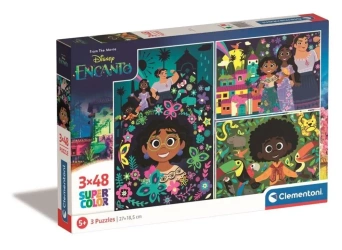Puzzle 3x48 Super Kolor Disney Encanto - Clementoni
