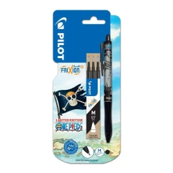 Pióro kulk Frixion 0,7 czarne+wkład 3szt ONE PIECE - PILOT